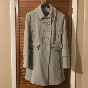 Grey double breasted Bebe Coat